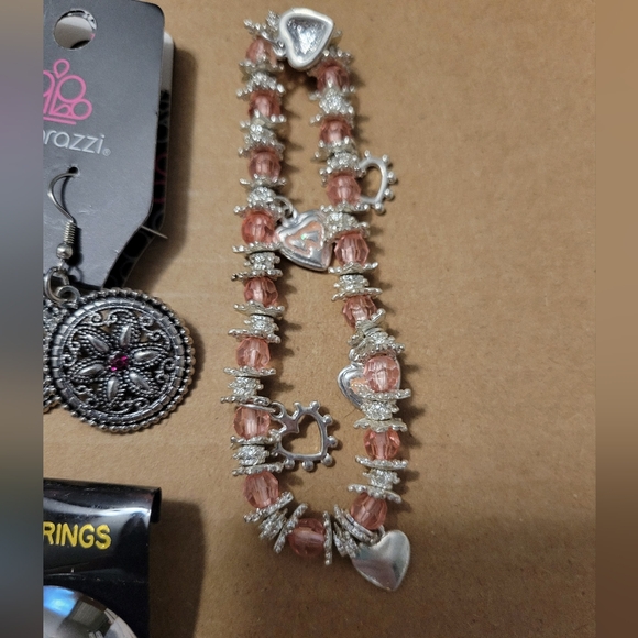 Jewelry Lot Costume Accessory Fashion Bracelets Necklace Earrings - Picture 8 of 8